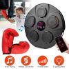 Music Boxing Machine Electronic Wall Target Punching Pad LED Lighted Sandbag Boxing Training Machine Exercise Equipment with Kids Boxing Gloves