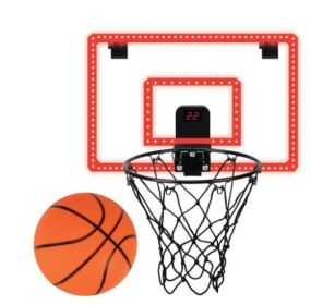 Over-the-Door Basketball Hoop, Indoor Sports Game, Battery-powered, for All Ages, by MinnARK