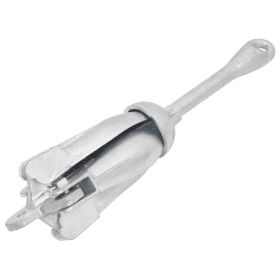 Folding Anchor Silver 8.8 lb Hot Dip Galvanized Cast Iron