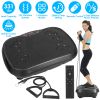 Vibration Exercise Machine Vibrating Plate Platform Whole Body Fitness Vibration Workout Equipment with 120 Speeds 1-20Mins Timer Resistant Bands Remo