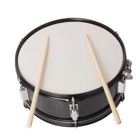 14x5.5 Inch Professional Snare Drum Black (Color: Black)