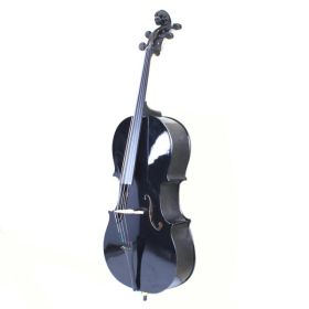 Basswood Cello, Black (Color: Black)