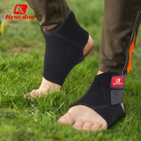 One Piece Men Women Compression Ankle Support Breathable Ankle Brace Wrap Stabilizer for Running Basketball Volleyball Sports (Color: A)