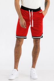 Solid Athletic Basketball Sports Shorts (Color: Purple, size: S)