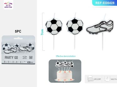 Football Theme Party Supplies Set Decorations and Tableware for Sports-Themed Birthday Parties (Quantity: 9)