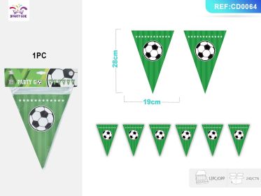 Football Theme Party Supplies Set Decorations and Tableware for Sports-Themed Birthday Parties (Quantity: 5)