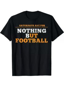 First And Ten Shirt Tennessee State Orange Tee Football Fan Cotton Fun Design DIYMen's Soft breathable Summer and winter comfortable casual sport (Color: Black, size: L)