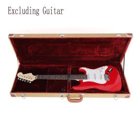 PVC Square Yellow Electric Guitar Leather Case,AM Is Not For Sale (Color: Yellow)